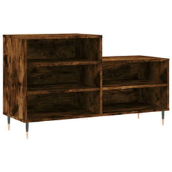 vidaXL Shoe Cabinet Shoe Cupboard Shoe Storage Rack Shelf Engineered Wood - smoked oak