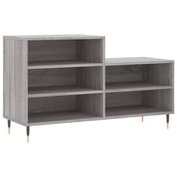 vidaXL Shoe Cabinet Shoe Cupboard Shoe Storage Rack Shelf Engineered Wood - grey sonoma