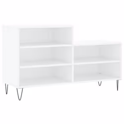vidaXL Shoe Cabinet Shoe Cupboard Shoe Storage Rack Shelf Engineered Wood - white
