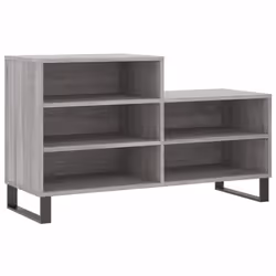 vidaXL Shoe Cabinet Shoe Cupboard Shoe Storage Rack Shelf Engineered Wood - grey sonoma