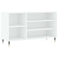vidaXL Shoe Cabinet Shoe Cupboard Shoe Storage Rack Shelf Engineered Wood - white