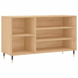 vidaXL Shoe Cabinet Shoe Cupboard Shoe Storage Rack Shelf Engineered Wood - sonoma oak