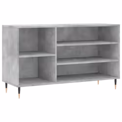 vidaXL Shoe Cabinet Shoe Cupboard Shoe Storage Rack Shelf Engineered Wood - concrete grey