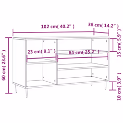 vidaXL Shoe Cabinet Shoe Cupboard Shoe Storage Rack Shelf Engineered Wood - smoked oak