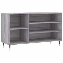 vidaXL Shoe Cabinet Shoe Cupboard Shoe Storage Rack Shelf Engineered Wood - grey sonoma