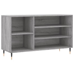 vidaXL Shoe Cabinet Shoe Cupboard Shoe Storage Rack Shelf Engineered Wood - grey sonoma