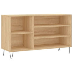 vidaXL Shoe Cabinet Shoe Cupboard Shoe Storage Rack Shelf Engineered Wood - sonoma oak