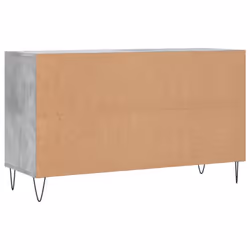 vidaXL Shoe Cabinet Shoe Cupboard Shoe Storage Rack Shelf Engineered Wood - concrete grey - Additional view 5
