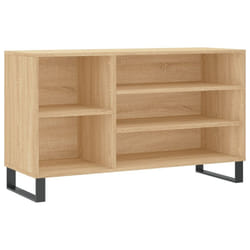 vidaXL Shoe Cabinet Shoe Cupboard Shoe Storage Rack Shelf Engineered Wood - sonoma oak