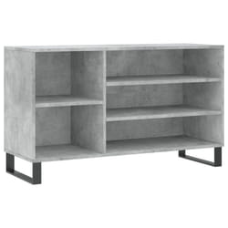 vidaXL Shoe Cabinet Shoe Cupboard Shoe Storage Rack Shelf Engineered Wood - concrete grey
