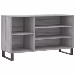 vidaXL Shoe Cabinet Shoe Cupboard Shoe Storage Rack Shelf Engineered Wood - grey sonoma