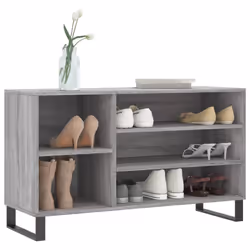 vidaXL Shoe Cabinet Shoe Cupboard Shoe Storage Rack Shelf Engineered Wood - grey sonoma