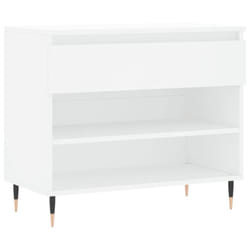 vidaXL Shoe Cabinet Shoe Cupboard Shoe Storage Rack Shelf Engineered Wood - white