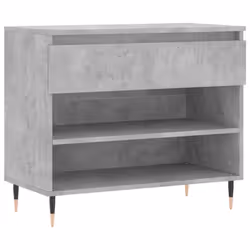vidaXL Shoe Cabinet Shoe Cupboard Shoe Storage Rack Shelf Engineered Wood - concrete grey
