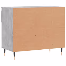 vidaXL Shoe Cabinet Shoe Cupboard Shoe Storage Rack Shelf Engineered Wood - concrete grey - Additional view 7