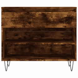 vidaXL Shoe Cabinet Shoe Cupboard Shoe Storage Rack Shelf Engineered Wood - smoked oak - Additional view 4
