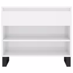 vidaXL Shoe Cabinet Shoe Cupboard Shoe Storage Rack Shelf Engineered Wood - high gloss white - Additional view 4