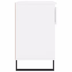 vidaXL Shoe Cabinet Shoe Cupboard Shoe Storage Rack Shelf Engineered Wood - high gloss white - Additional view 6