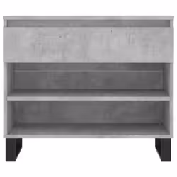 vidaXL Shoe Cabinet Shoe Cupboard Shoe Storage Rack Shelf Engineered Wood - concrete grey - Additional view 4