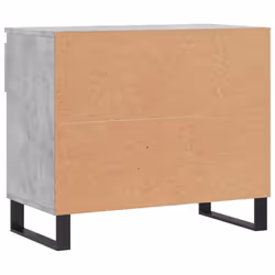 vidaXL Shoe Cabinet Shoe Cupboard Shoe Storage Rack Shelf Engineered Wood - concrete grey - Additional view 7