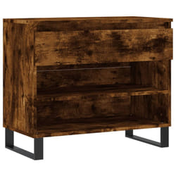 vidaXL Shoe Cabinet Shoe Cupboard Shoe Storage Rack Shelf Engineered Wood - smoked oak