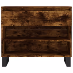 vidaXL Shoe Cabinet Shoe Cupboard Shoe Storage Rack Shelf Engineered Wood - smoked oak - Additional view 4