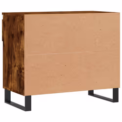 vidaXL Shoe Cabinet Shoe Cupboard Shoe Storage Rack Shelf Engineered Wood - smoked oak - Additional view 7