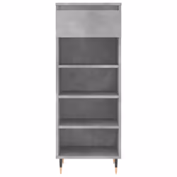 vidaXL Shoe Cabinet Shoe Cupboard Shoe Storage Rack Shelf Engineered Wood - concrete grey - Additional view 4