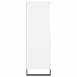 vidaXL Highboard Sideboard Tall Storage Cabinet Side Cabinet Engineered Wood - white - Additional view 6