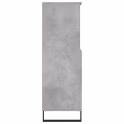vidaXL Highboard Sideboard Tall Storage Cabinet Side Cabinet Engineered Wood - concrete grey - Additional view 6