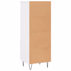 vidaXL Highboard Sideboard Tall Storage Cabinet Side Cabinet Engineered Wood - white - Additional view 7