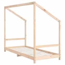 vidaXL Kids Bed Frame Bedstead Wooden Bed Base Children's Bed Solid Wood Pine - brown, 80 x 200 cm - Additional view 5