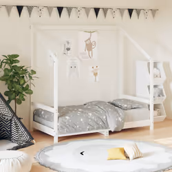 VidaXL 835701 kids bed White Wood