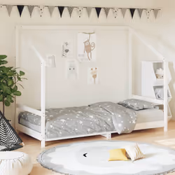 VidaXL 835704 kids bed White Wood
