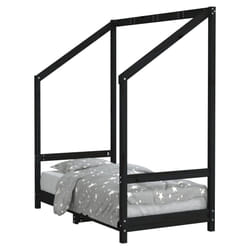 VidaXL 835705 kids bed Black Wood