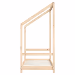 vidaXL Kids Bed Frame Bedstead Wooden Bed Base Children's Bed Solid Wood Pine - brown, 70 x 140 cm - Additional view 4