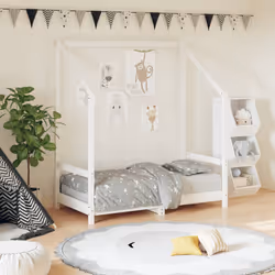 VidaXL 835710 kids bed White Wood