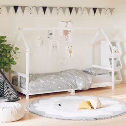 VidaXL 835716 kids bed White Wood
