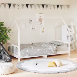 VidaXL 835719 kids bed White Wood