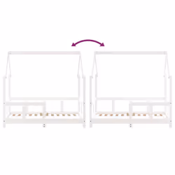 VidaXL 835722 kids bed White Wood - Additional view 7