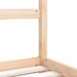 vidaXL Kids Bed Frame Bedstead Mattress Foundation 70x140 cm Solid Wood Pine - brown, 80 x 160 cm - Additional view 6
