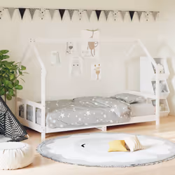 VidaXL 835728 kids bed White Wood