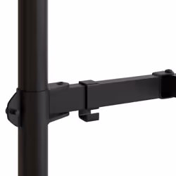 vidaXL Triple Monitor Stand Monitor Arm Mount Monitor Mount Black Steel VESA - single - Additional view 10