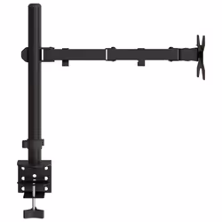 vidaXL Triple Monitor Stand Monitor Arm Mount Monitor Mount Black Steel VESA - single - Additional view 4