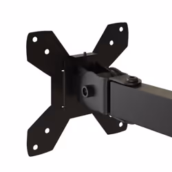 vidaXL Triple Monitor Stand Monitor Arm Mount Monitor Mount Black Steel VESA - single - Additional view 9