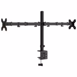 vidaXL Triple Monitor Stand Monitor Arm Mount Monitor Mount Black Steel VESA - dual - Additional view 5