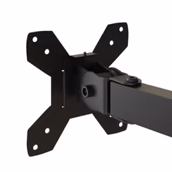 vidaXL Triple Monitor Stand Monitor Arm Mount Monitor Mount Black Steel VESA - quad - Additional view 9