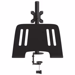 vidaXL Monitor Mount Dual Monitor Stand for Desk Black Steel VESA 75/100 mm - Additional view 8