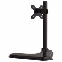 ) vidaXL Monitor Mount Single Monitor Stand Monitor Arm Mount Black Steel VESA - single (without arm - Additional view 5