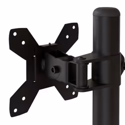 ) vidaXL Monitor Mount Single Monitor Stand Monitor Arm Mount Black Steel VESA - single (without arm - Additional view 8